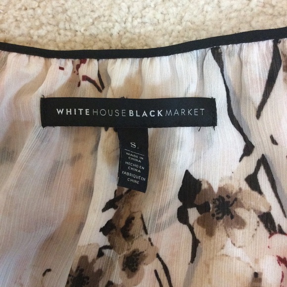 White House Black Market cherry blossom top - Picture 6 of 12